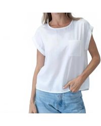 Six Fifty - Kaitlin Button-Back Short Sleeve Top - Lyst