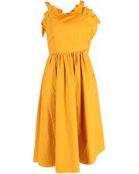 Sea - New York Sunrise Lace Up Ruffle Dress - Lyst