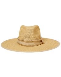BTB Los Angeles - Cassie Studded Rope Straw Hat - Lyst
