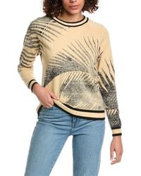Minnie Rose - Reverse Palm Print Cashmere-blend Sweater - Lyst