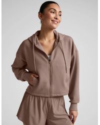 Beyond Yoga - Softspring Full Zip Hooded Jacket - Lyst