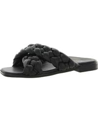 Vionic - Kalina Faux Leather Slip On Slide Sandals - Lyst