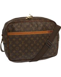 Louis Vuitton - Reporter Canvas Shoulder Bag (pre-owned) - Lyst