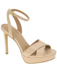 BCBGeneration - Niada Faux Leather Open Toe Pumps - Lyst