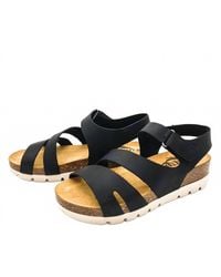 Plakton - Comodoro Leather Wedge Sandals - Lyst