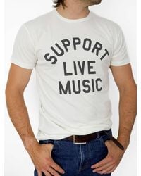 The Original Retro Brand - Support Live Music Short Sleeve Tee - Lyst