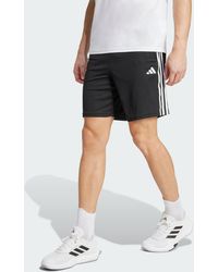 adidas - Train Essentials Piqué 3-stripes Training Shorts - Lyst