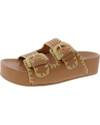 Marc Fisher - Mlsolea Buckle Made Slide Sandals - Lyst