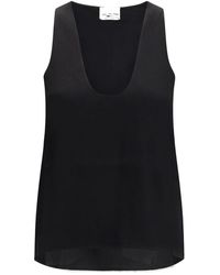 Sa Su Phi - Silk Sleeveles T-Shirt - Lyst
