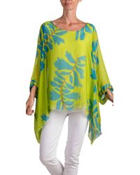 Gigi Moda - Seta Foglia Kaftan Top - Lyst
