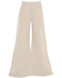7 For All Mankind - Willow Wide-Leg Jeans With High Waist - Lyst