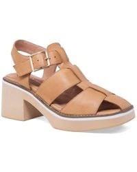 DJANGO & JULIETTE - Jear Leather Platform Sandals - Lyst