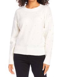 Karen Kane - Pearl Crewneck Sweater - Lyst