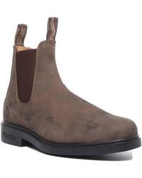 Blundstone - 1306 Boots's Rustic Leather Round Toe Chelsea Htat708 - Lyst
