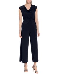 London Times - Sleeveless Wide Leg Jumpsuit - Lyst
