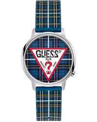 Guess - Classic Blue Dial Watch - Lyst