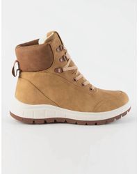 Roxy - Karmel Lace-Up Boots - Lyst