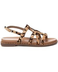 Xti - Flat Strappy Sandals - Lyst