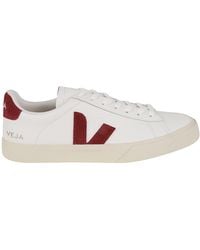 Veja - Campo Low-Top Eco Leather Suede Sneakers - Lyst