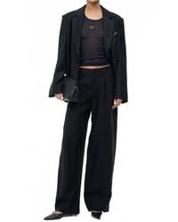 STAUD - Pierre Pant Wide Leg Trouser - Lyst