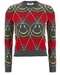 Moschino - Wool And Cashmere Blend Sweater - Lyst