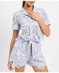 En Saison - Brynlee Belted Shorts - Lyst