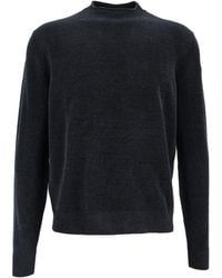Rrd - Plush Round-Neck Knit Sweater - Lyst
