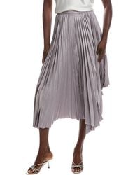 BOSS - Boss Vlantel Pleated Midi Skirt - Lyst