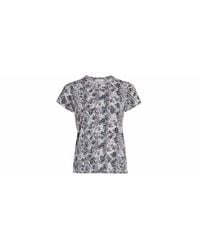 Rag & Bone - All Over Snake Tee Short Sleeve Crew Neck Cotton T-shirt - Lyst