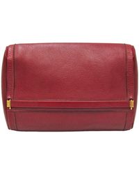 Hermès - Leather Clutch Bag (pre-owned) - Lyst