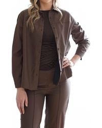 Joh - Jomara Faux Leather Top - Lyst