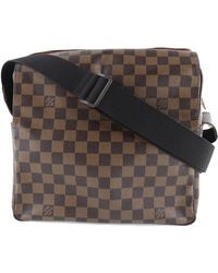 Louis Vuitton - Naviglio Canvas Shoulder Bag (pre-owned) - Lyst