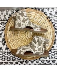 Very G - Libra Cow Western Sandals - Lyst