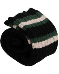 Palm Angels - Ribbed Stiped Knee High Socks - Lyst