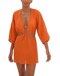 ViX - Solid Allie Short Cover Up - Lyst