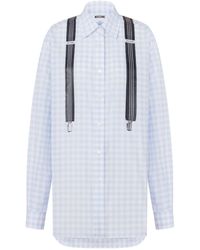 Moschino - Cotton Vichy Shirt - Lyst