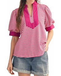 Jodifil - Solid Contrast Detail Top - Lyst