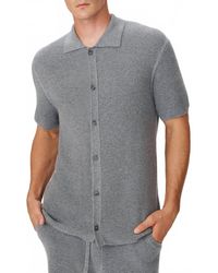 ATM - Merino Cotton Cashmere Blend Waffle Shirt - Lyst