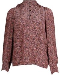 Vanessa Bruno - Vannessa Bruno Ned Floral-Print Blouse - Lyst