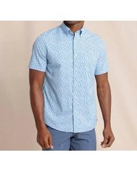 Southern Tide - Fintastic Intercoastal Short Sleeve Sport Shirt - Lyst