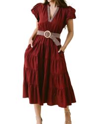 Laroque - Daphne Midi Dress - Lyst
