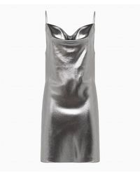 ROTATE BIRGER CHRISTENSEN - Metallic Mini Slip Dress - Lyst