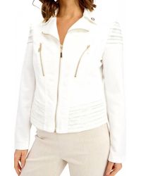 FRANK LYMAN - Zip Front Woven Jacket - Lyst