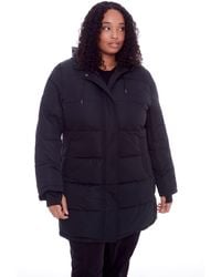 Alpine North - Aulavik Plus Vegan Down (Recycled) Mid-Length Hooded Parka Coat (Plus Size) - Lyst