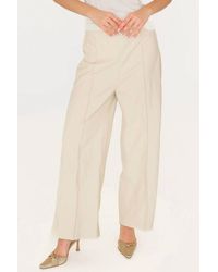 Another Love - Sparkle Wide Leg Vegan Leather Pants - Lyst