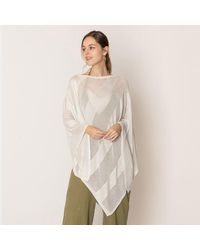 TRUEDAMES - Lurex Mesh Poncho - Lyst