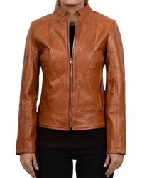 Decrum - Amy Genuine Leather Jacket - Lyst