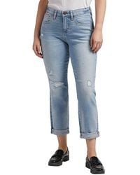 Jag - Carter Mid Rise Girlfriend Jean - Lyst