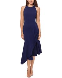 Betsy & Adam - Petites Semi-formal Midi Cocktail And Party Dress - Lyst