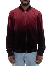 BOSS - Hanry Ombre Velvet Bomber Jacket - Lyst